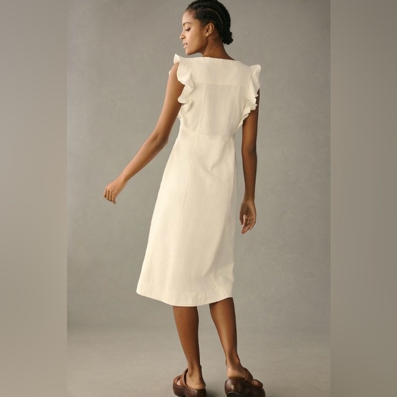 Pilcro Scoop-Neck Ruffle-Sleeve
Buttondown Dress NWOT - Picture 2 of 7